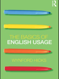 Immagine di copertina: The Basics of English Usage 1st edition 9781138423466
