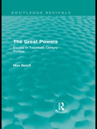 Imagen de portada: The Great Powers (Routledge Revivals) 1st edition 9780415556521