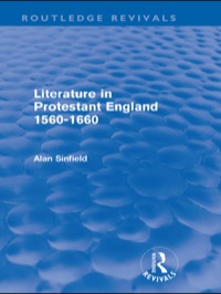 Imagen de portada: Literature in Protestant England, 1560-1660 (Routledge Revivals) 1st edition 9780415552905