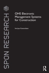 Cover image: OHS Electronic Management Systems for Construction 1st edition 9780367380380