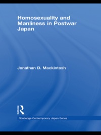 Imagen de portada: Homosexuality and Manliness in Postwar Japan 1st edition 9780415673594