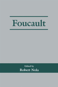 Cover image: Foucault 1st edition 9780714644691