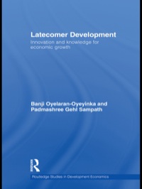 Cover image: Latecomer Development 1st edition 9780415749923