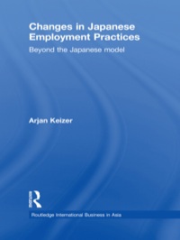 Immagine di copertina: Changes in Japanese Employment Practices 1st edition 9780415673327