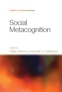 صورة الغلاف: Social Metacognition 1st edition 9781848728844