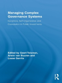 Cover image: Managing Complex Governance Systems 1st edition 9780415459730