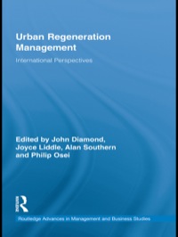 表紙画像: Urban Regeneration Management 1st edition 9780415451932