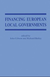 Cover image: Financing European Local Government 1st edition 9780714645131