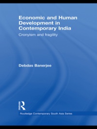 صورة الغلاف: Economic and Human Development in Contemporary India 1st edition 9780415502139