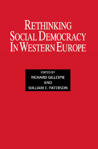Cover image: Rethinking Social Democracy in Western Europe 1st edition 9780714645254