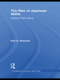 Titelbild: The Rise of Japanese NGOs 1st edition 9780415498029