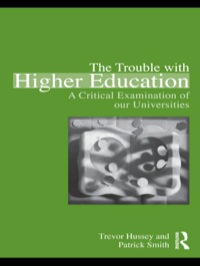 Cover image: The Trouble with Higher Education 1st edition 9780415871983