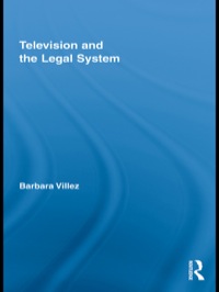 صورة الغلاف: Television and the Legal System 1st edition 9780415994880