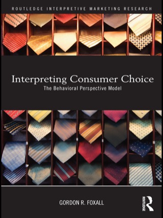 Cover image: Interpreting Consumer Choice 1st edition 9780415717533