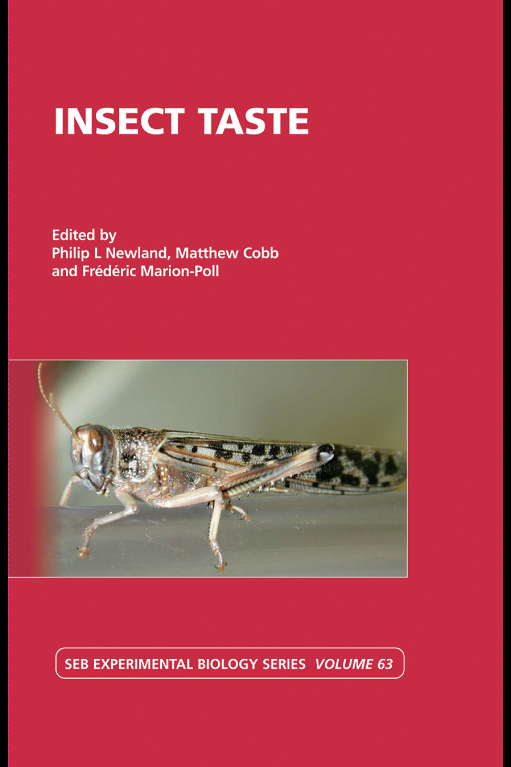 Insect Taste Vol 63 1st Edition