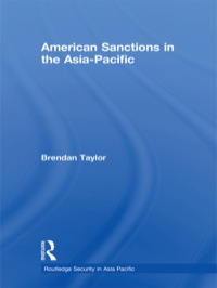Imagen de portada: American Sanctions in the Asia-Pacific 1st edition 9780415624923