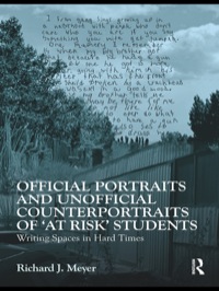 Omslagafbeelding: Official Portraits and Unofficial Counterportraits of At Risk Students 1st edition 9780415871242