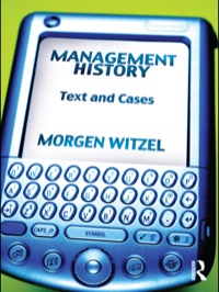 Imagen de portada: Management History 1st edition 9780415963350