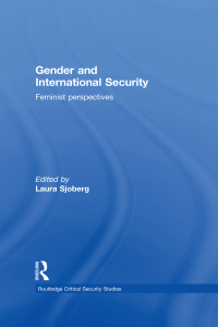 Imagen de portada: Gender and International Security 1st edition 9780415475792