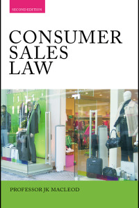 Cover image: Consumer Sales Law 2nd edition 9781138440883