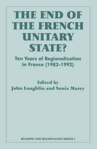 صورة الغلاف: The End of the French Unitary State? 1st edition 9780714646435