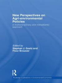 Imagen de portada: New Perspectives on Agri-environmental Policies 1st edition 9780415516884