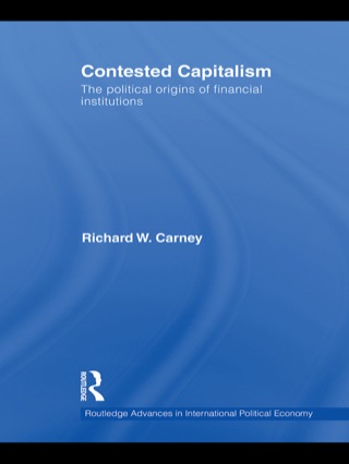 Imagen de portada: Contested Capitalism 1st edition 9780415503518