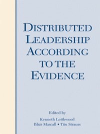 صورة الغلاف: Distributed Leadership According to the Evidence 1st edition 9780415992176