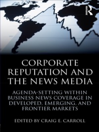 Cover image: Corporate Reputation and the News Media 1st edition 9780415871532