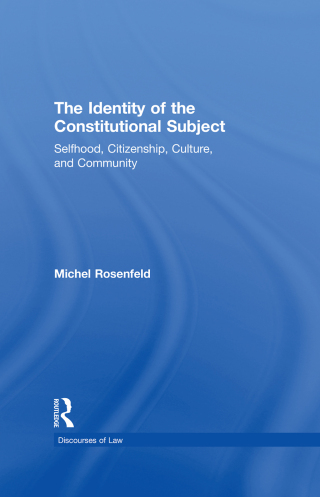 Cover image: The Identity of the Constitutional Subject 1st edition 9780415949743