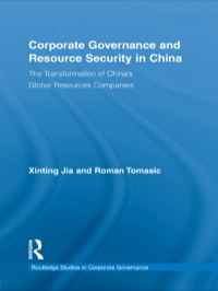 Imagen de portada: Corporate Governance and Resource Security in China 1st edition 9780415453257