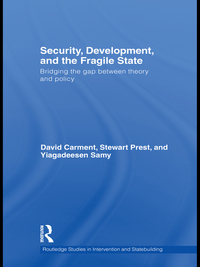 Imagen de portada: Security, Development and the Fragile State 1st edition 9780415675284