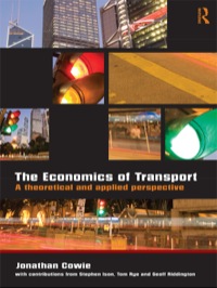 Cover image: The Economics of Transport 1st edition 9780415419796
