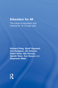 Cover image: Education for All 1st edition 9780415547222