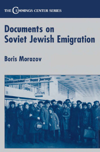 Imagen de portada: Documents on Soviet Jewish Emigration 1st edition 9780714649115