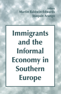 Omslagafbeelding: Immigrants and the Informal Economy in Southern Europe 1st edition 9780714649252
