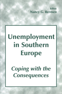 Cover image: Unemployment in Southern Europe 1st edition 9780714644950