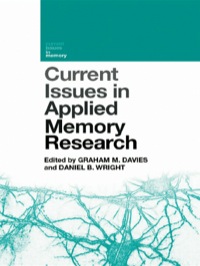表紙画像: Current Issues in Applied Memory Research 1st edition 9780415647137