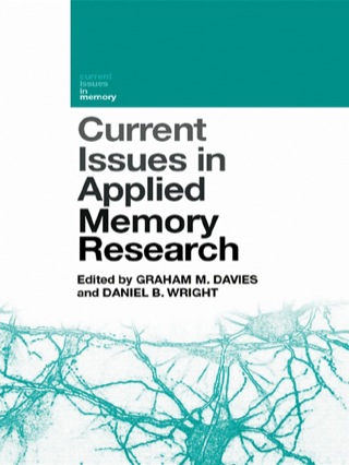 Imagen de portada: Current Issues in Applied Memory Research 1st edition 9780415647137
