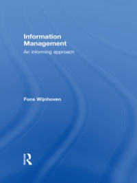 Titelbild: Information Management 1st edition 9780415552158
