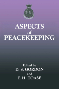 表紙画像: Aspects of Peacekeeping 1st edition 9780714681016