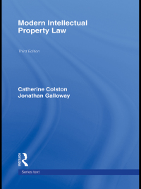 Cover image: Modern Intellectual Property Law 3rd edition 9780415556729