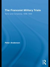 Cover image: The Francoist Military Trials 1st edition 9780415800068