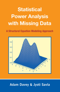 Imagen de portada: Statistical Power Analysis with Missing Data 1st edition 9780805863703