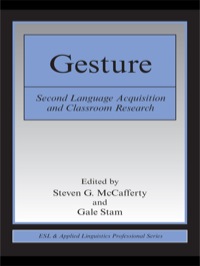 Cover image: Gesture 1st edition 9780805860528