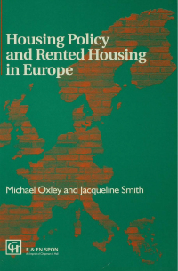 Imagen de portada: Housing Policy and Rented Housing in Europe 1st edition 9780419207207