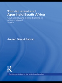 Imagen de portada: Zionist Israel and Apartheid South Africa 1st edition 9780415489812