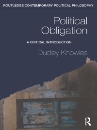 Imagen de portada: Political Obligation 1st edition 9780415416016