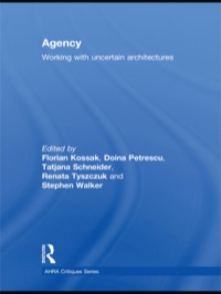 Cover image: Agency 1st edition 9780415566018