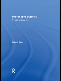 Cover image: Money and Banking 1st edition 9780415775472